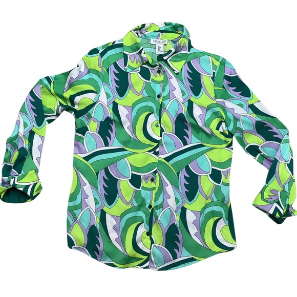 NWT Rachel Zoe Long Sleeve Burton Down - Picture 6 of 9